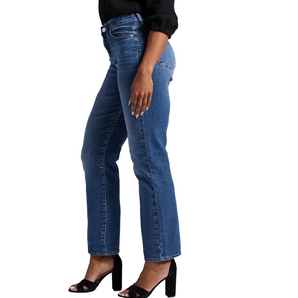 JAG JEANS Stella High Rise Straight Leg Jeans 5 Pocket Women's sz 16 - Picture 2 of 8